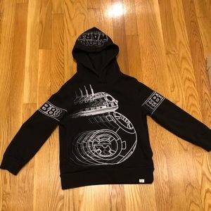 Gap Star Wars sweatshirt with hood, size 6-7